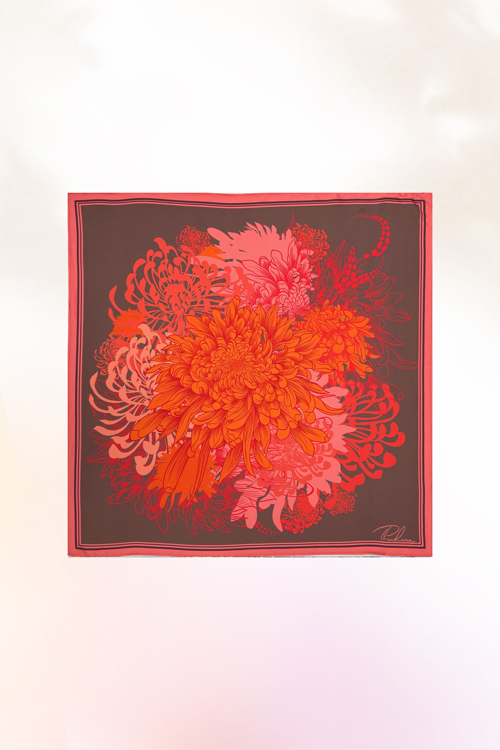 Chrysamthemum Inferno Scarf