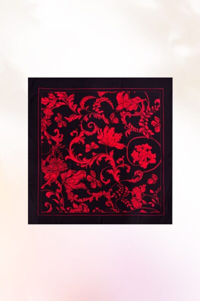 Red Leopard Scarf