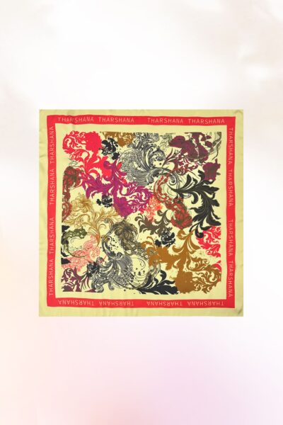 Colorful Chrysanthemum Scarf