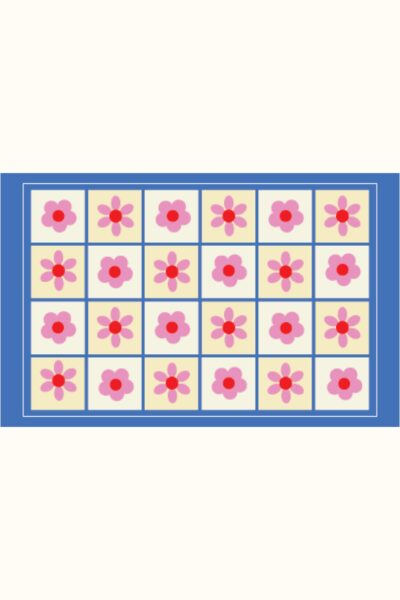 Flower Pattern Greeting Card