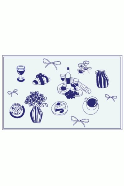 Table Setting Greeting Card
