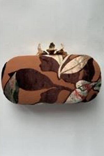 Tiger Lilly Nina Clutch With Orchid