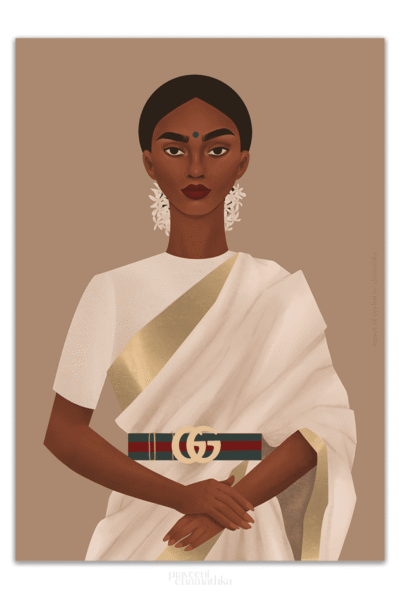 Panchaali - Art Print A5