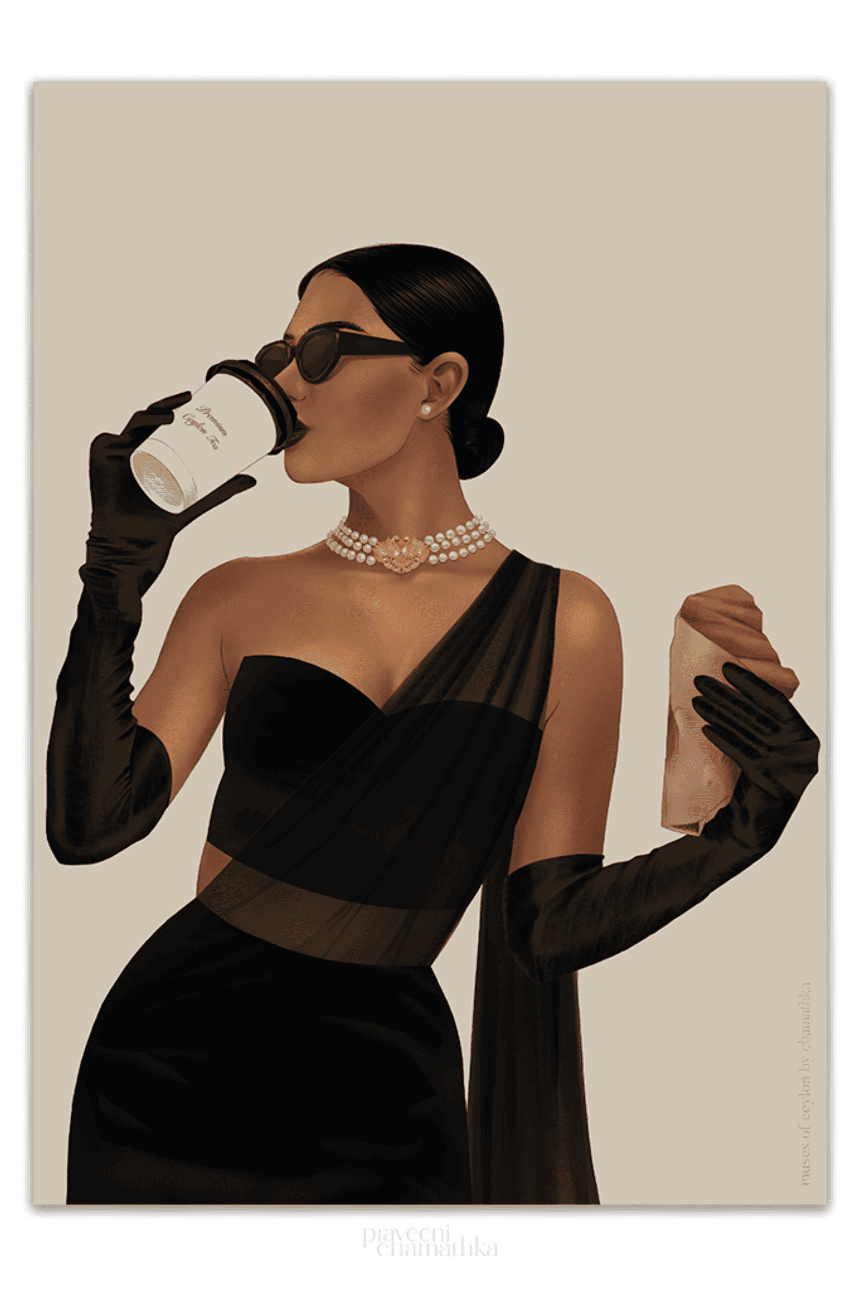 Breakfast at T’s - Art Print A5
