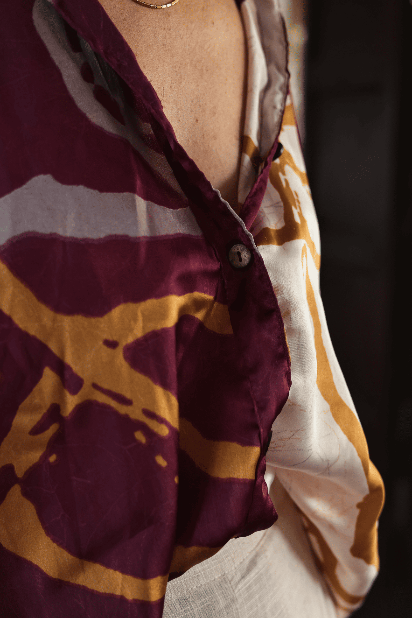 Suhasna Unique Bi Color Shirt - Image 2