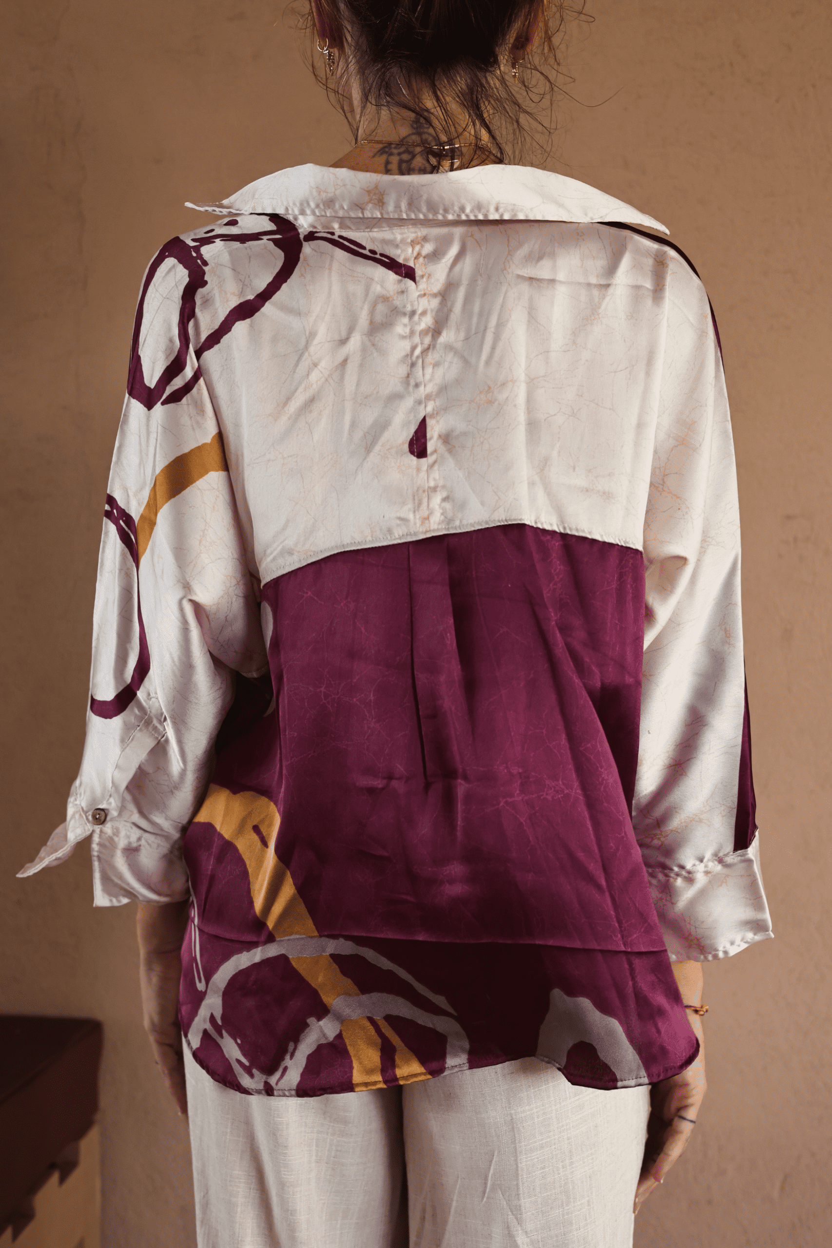 Suhasna Unique Bi Color Shirt - Image 3