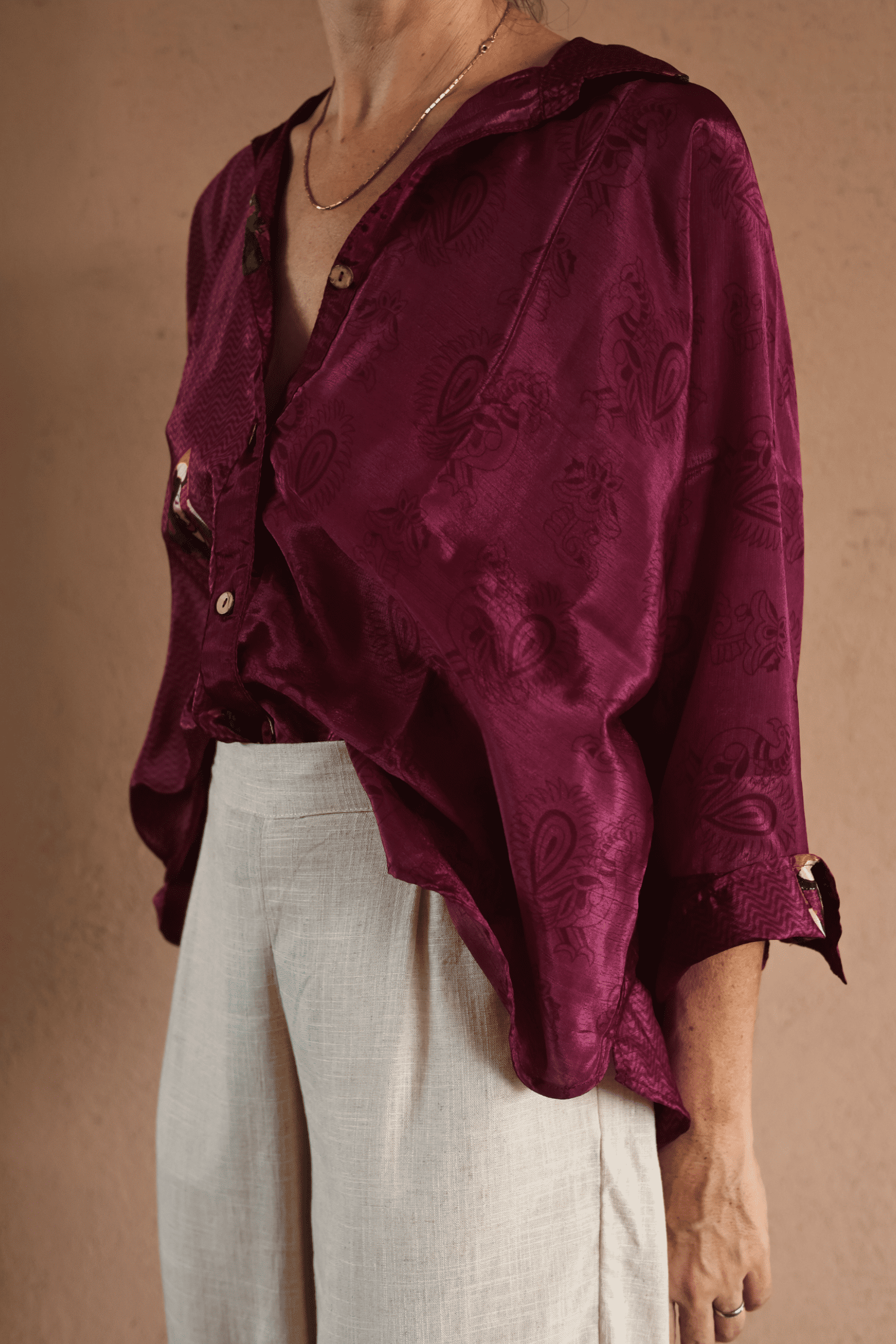 Suhasna Unique Wine Shirt - 1 - Image 2