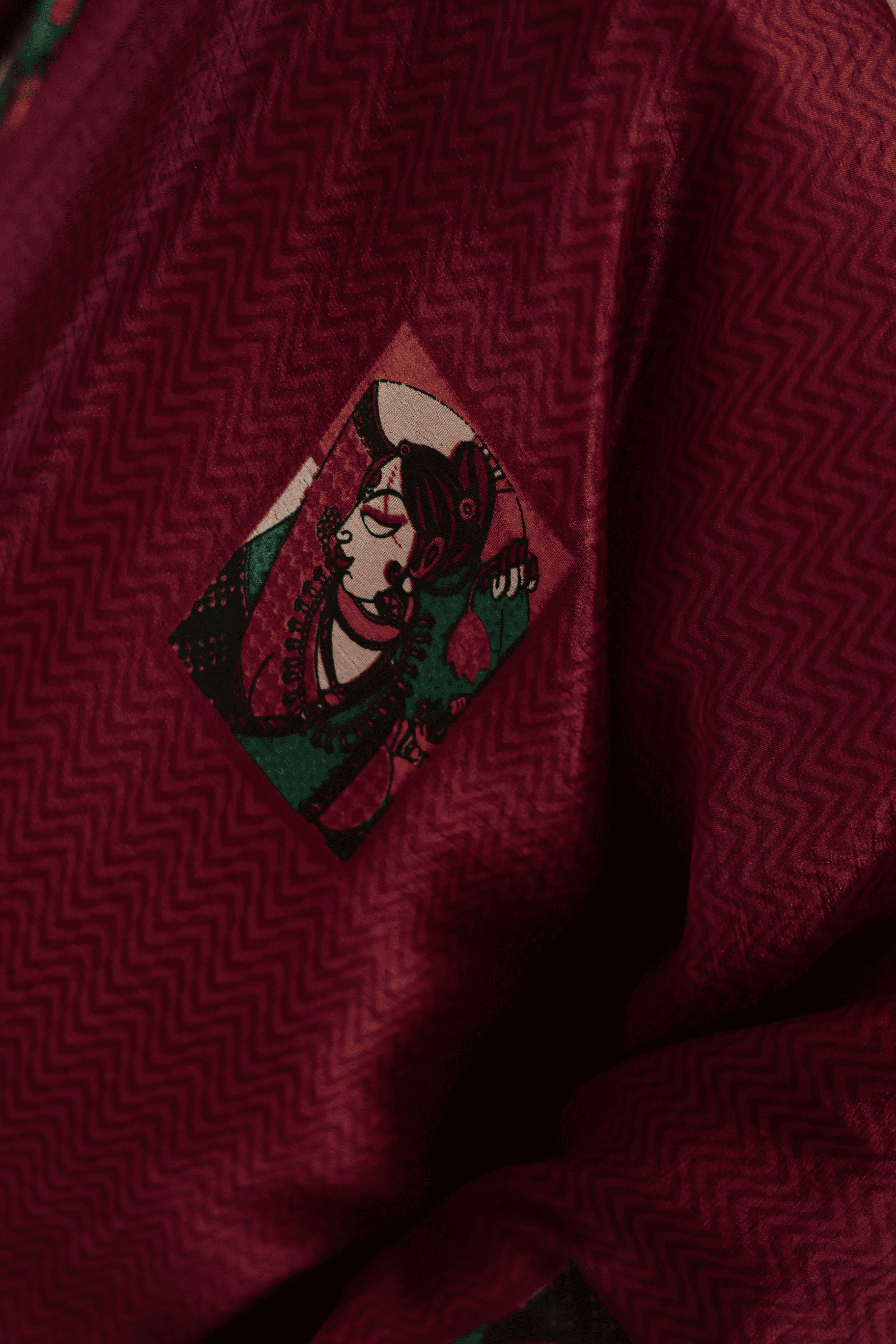 Suhasna Unique Wine Shirt - 2 - Image 4