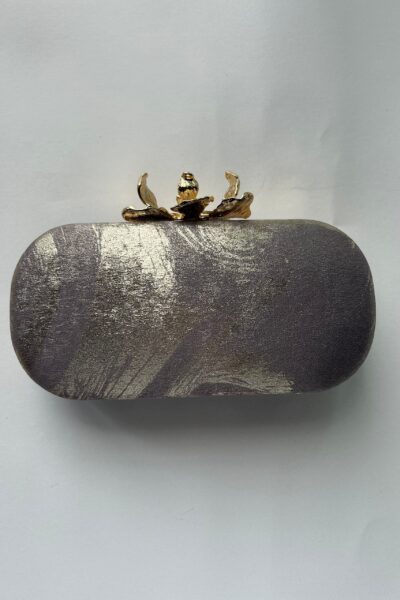 Lux Nina Clutch With Lotus