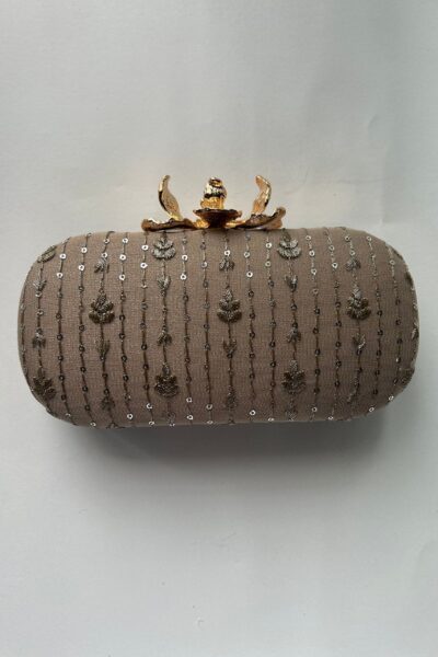 Arissa Nina Clutch With Orchid