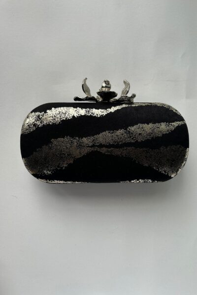 Kendra Nina Clutch With Orchid