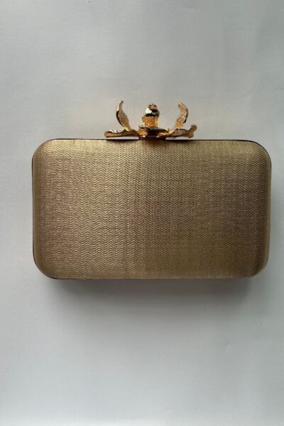 Seni Pixie Clutch With Orchid