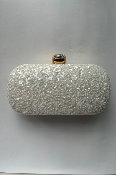 Snow White Dome Pixie Clutch