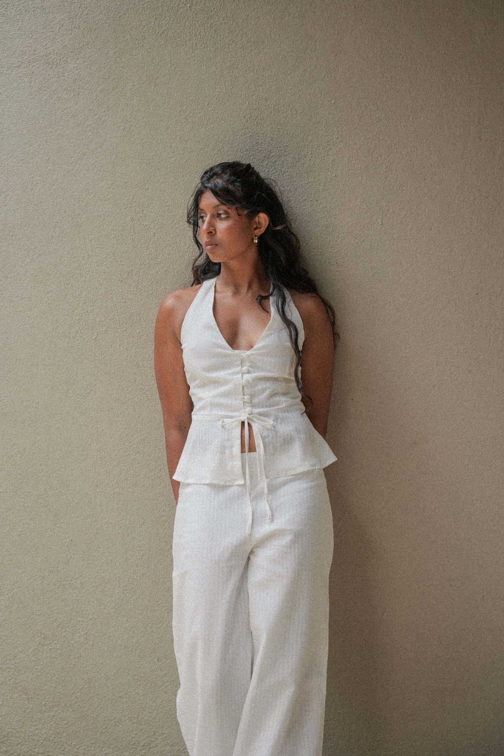 Kate Sleeveless Top White - Image 3