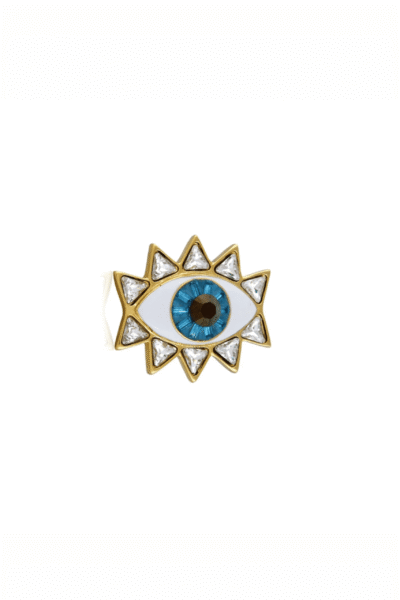 Evil Eye Rings-Gold