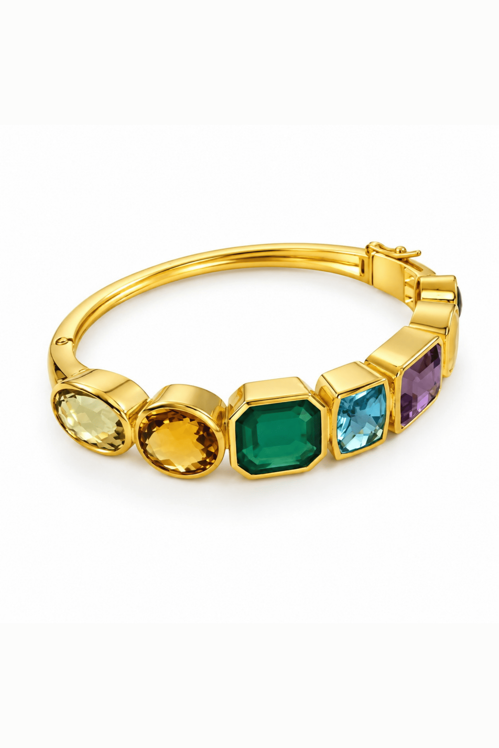 Chunky Ceylon Stone Cuff - Image 2