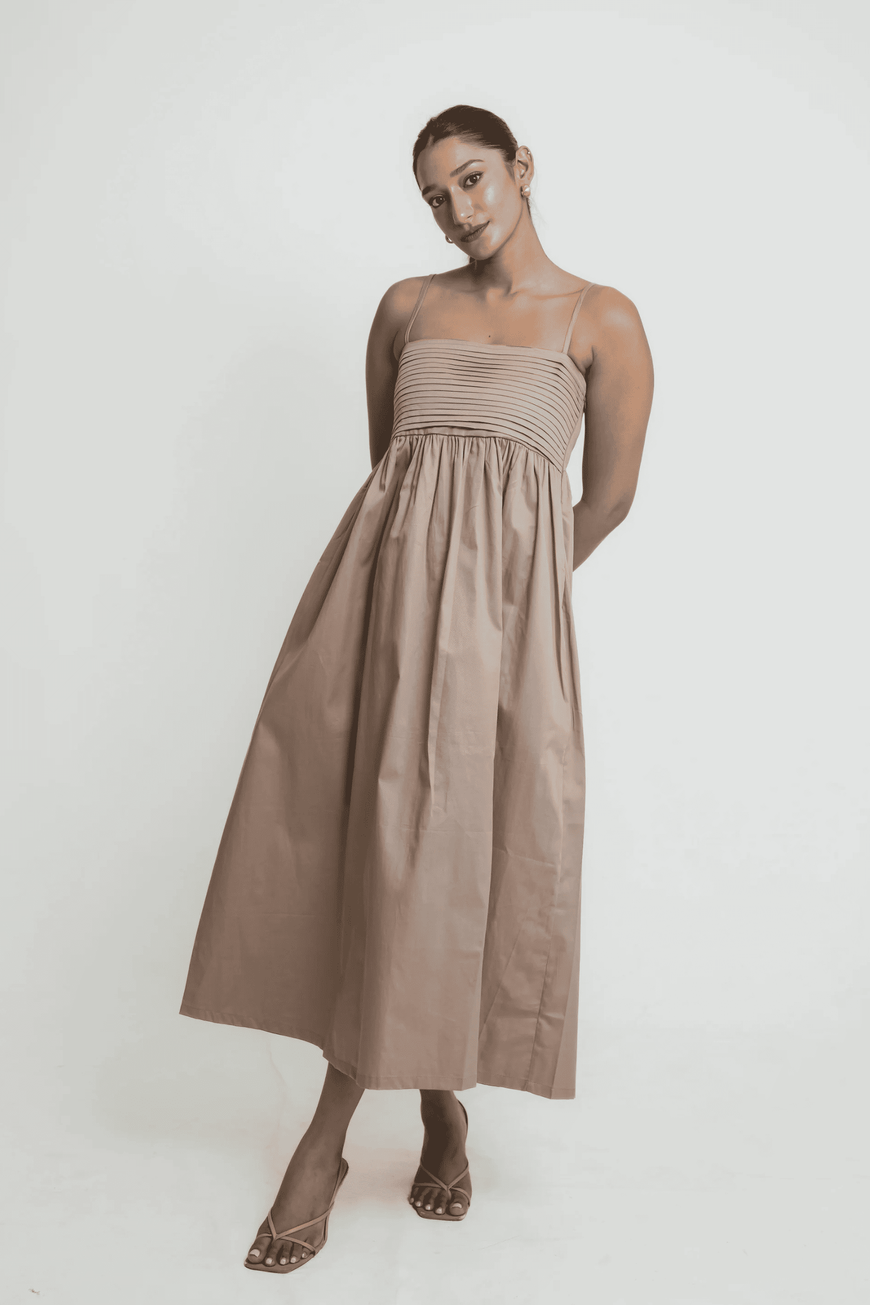 Rosemead Dress - Dusty Pink