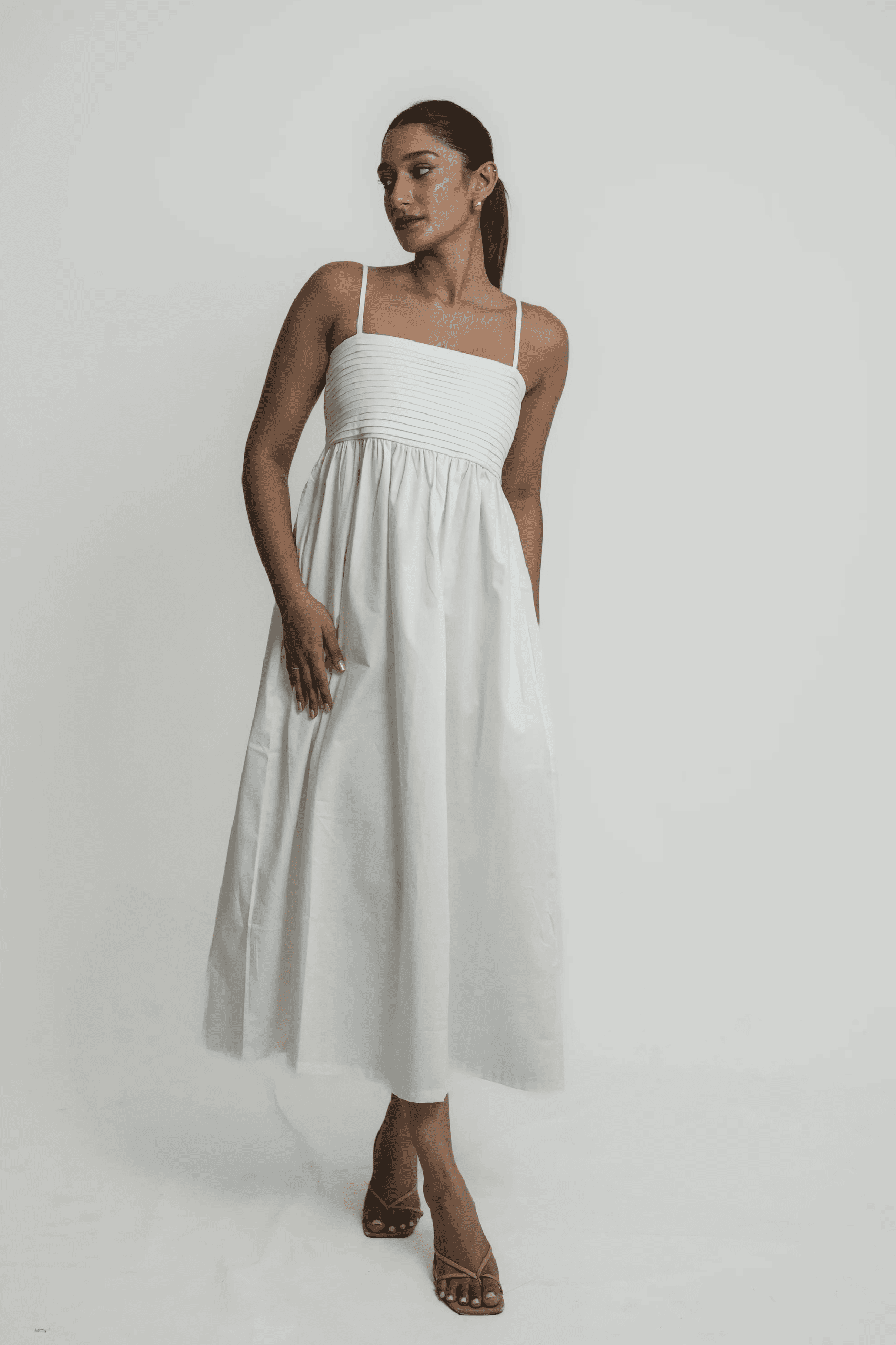 Rosemead Dress – White