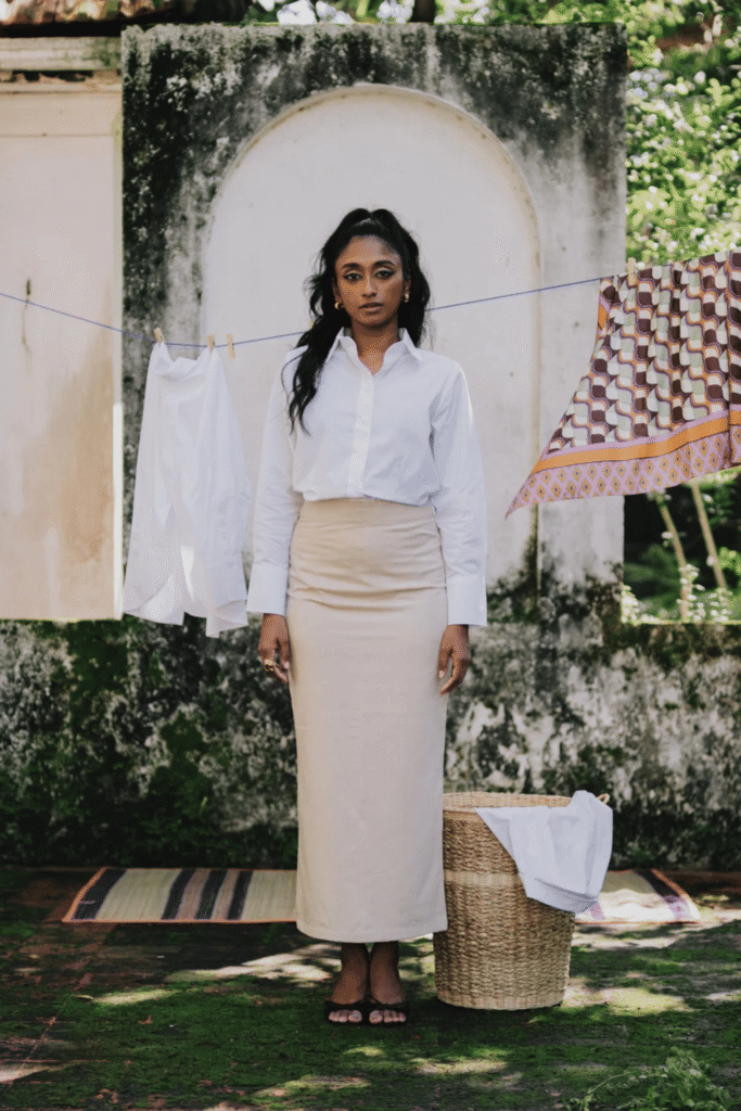 Audrey Skirt-Beige