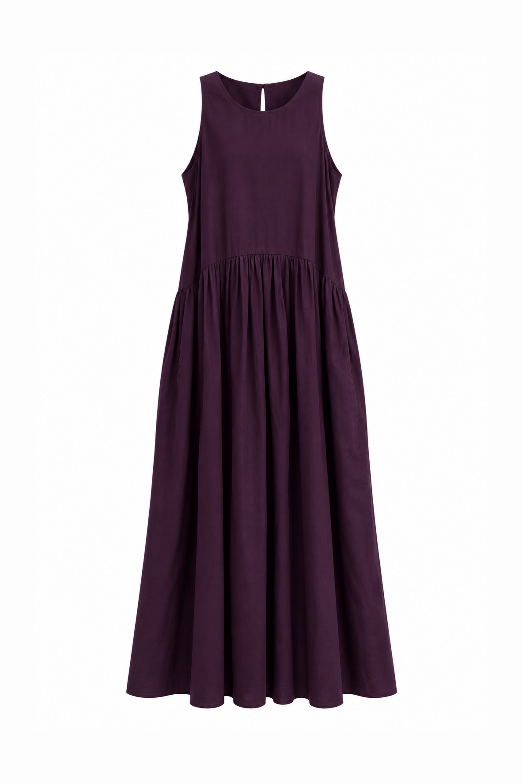 Selene Dress - Aubergine