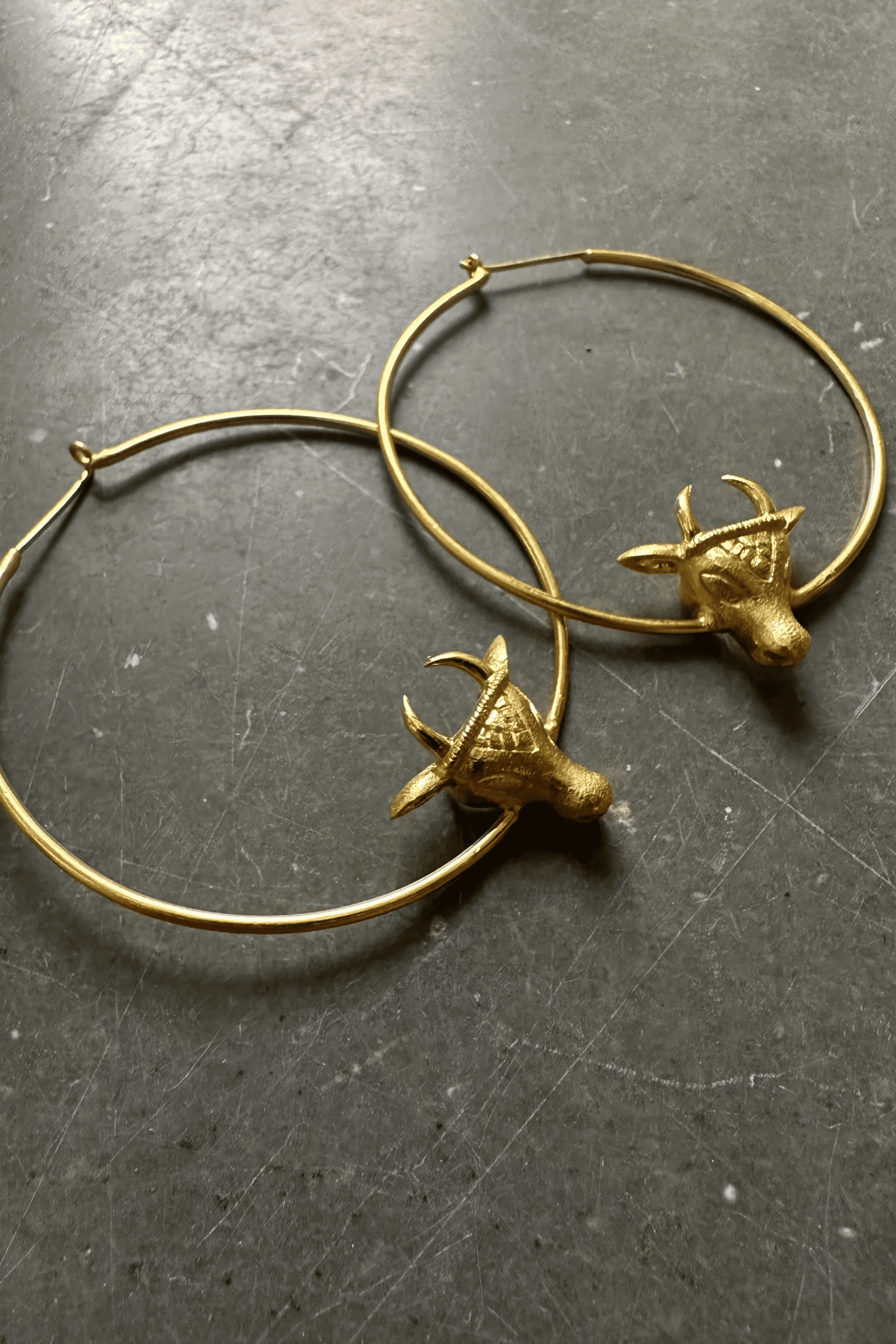 Cow Hoop Earring - Image 2
