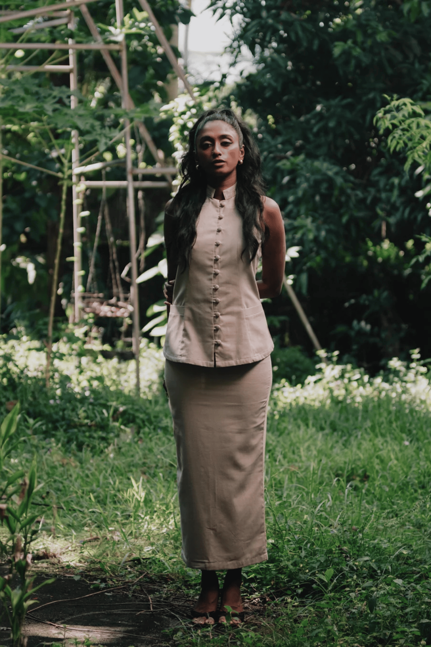 Bainca Vest- Beige - Image 2