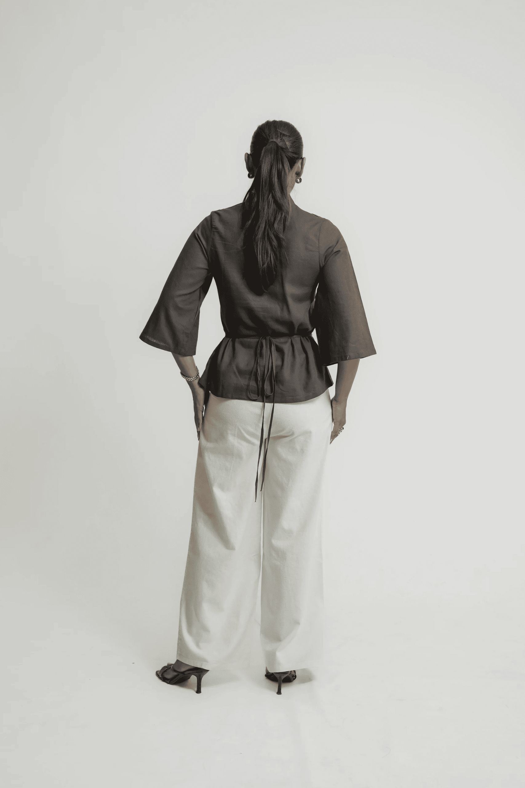Beira Blouse Charcoal - Image 2