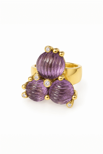 Trio Of Amethyst Ring