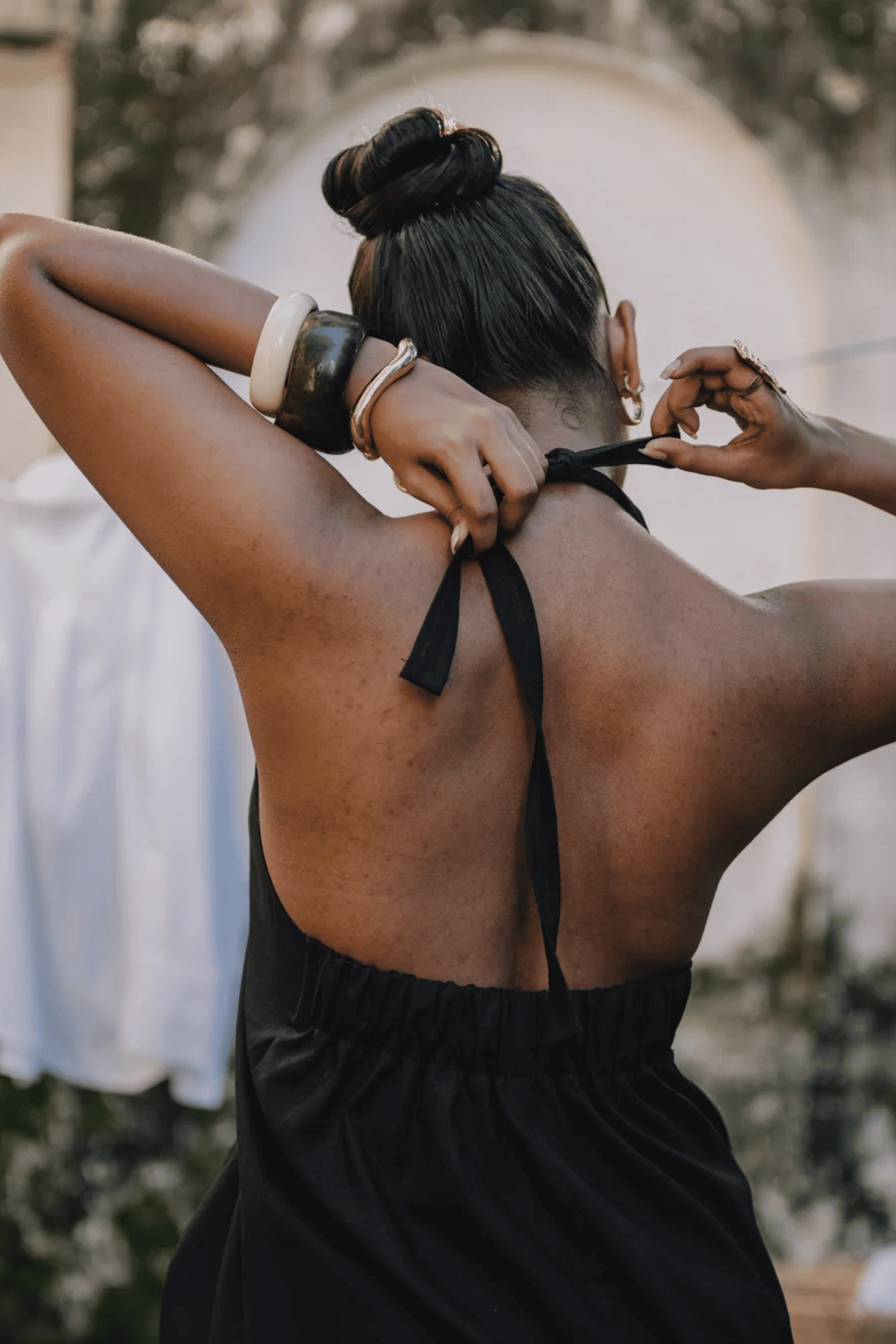 Diana Halter Top - Black - Image 2