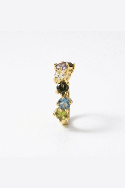 Ceylon Stone Wave Ring