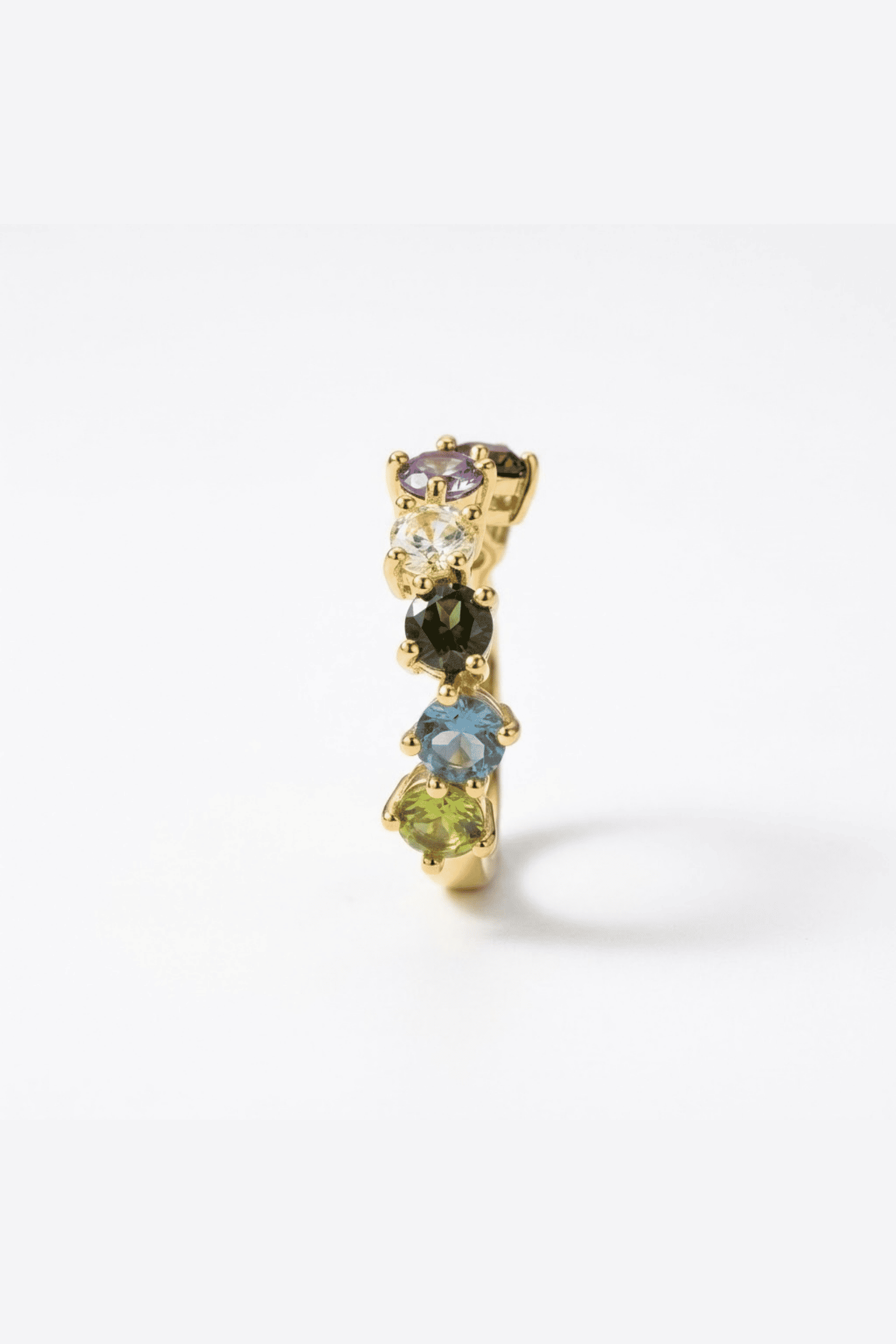 Ceylon Stone Wave Ring