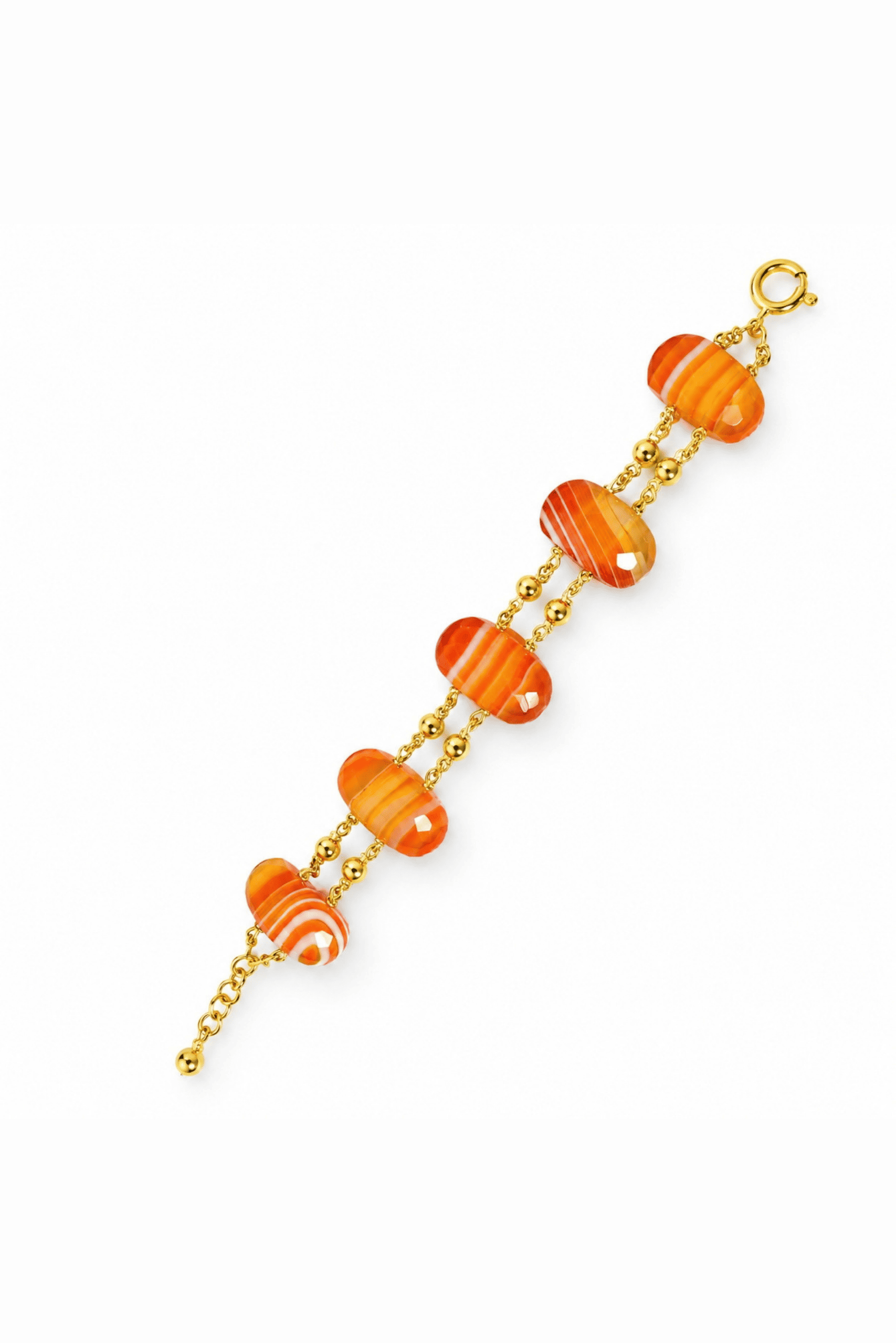 Banded Carnelian Bracelet