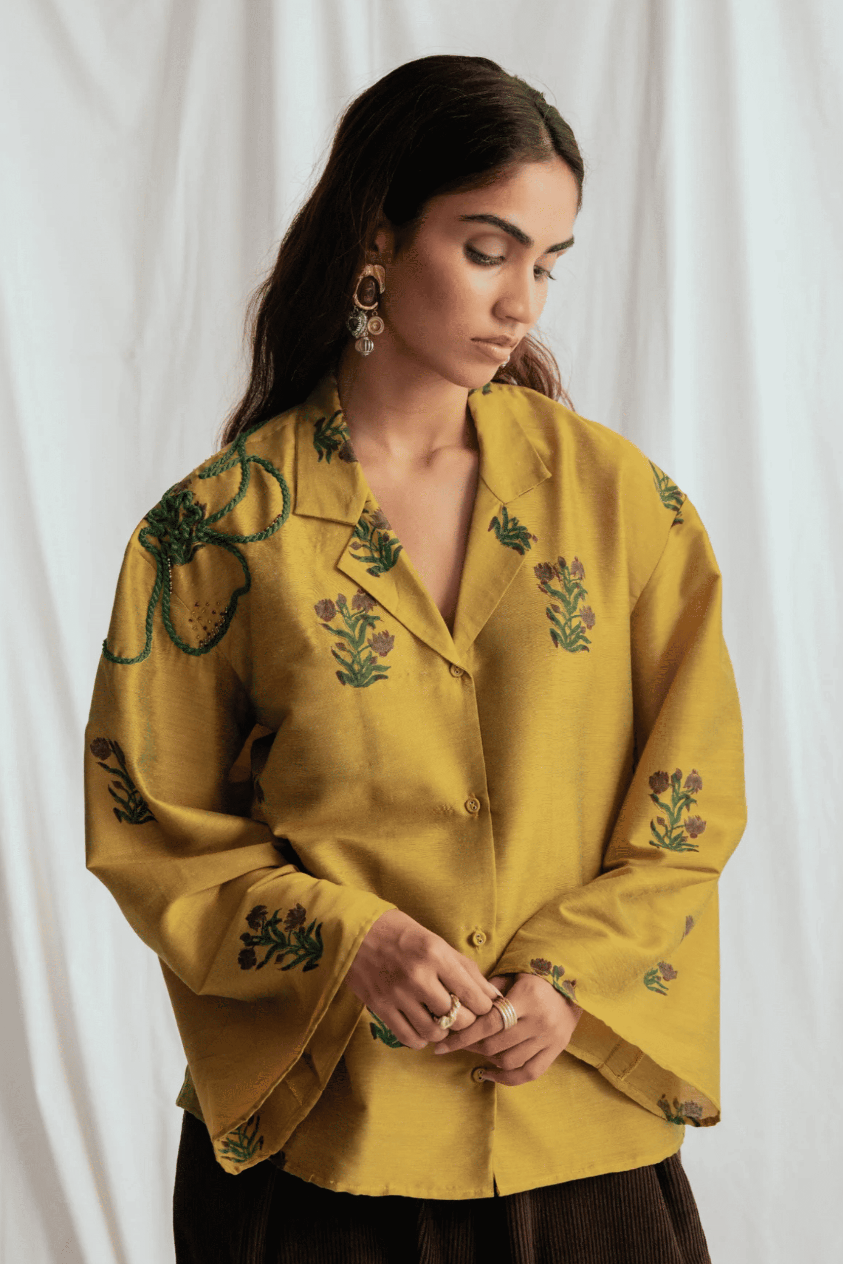 Nimbu Silk Shirt - Image 2
