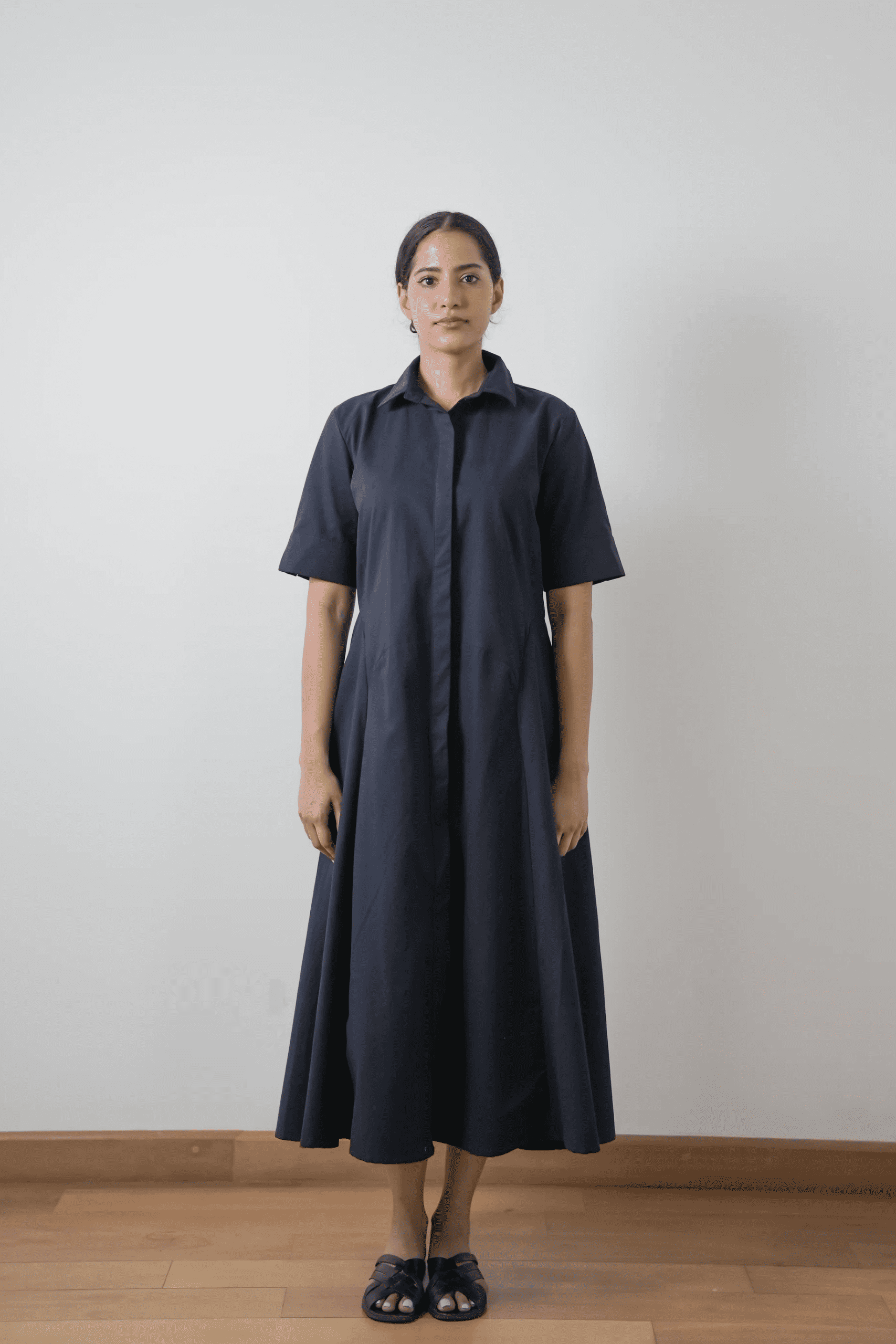 Amelia Dress - Navy
