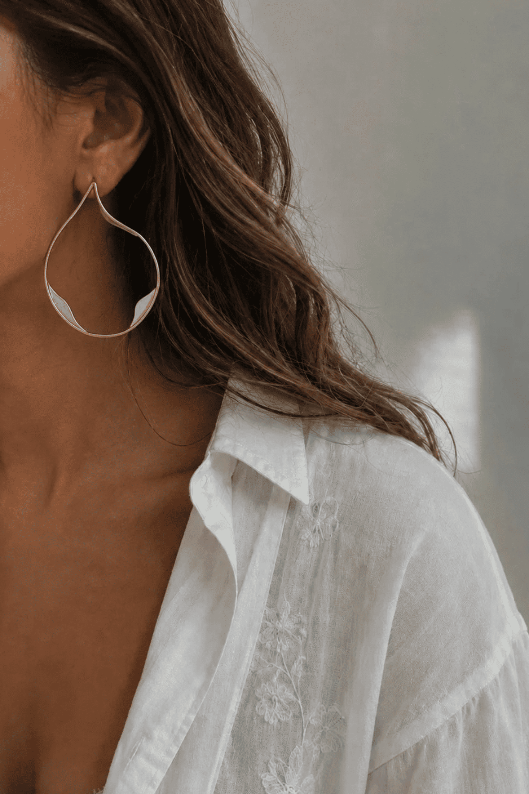 Ocean Hoop Earrings