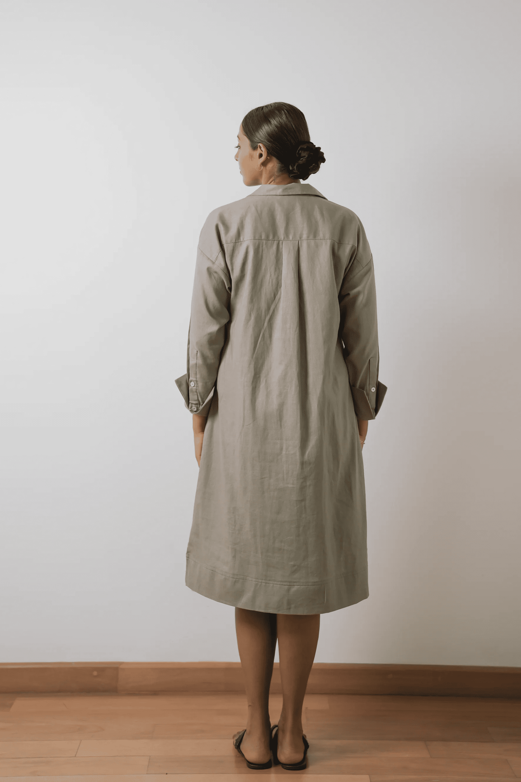 Isla Dress - Olive - Image 2