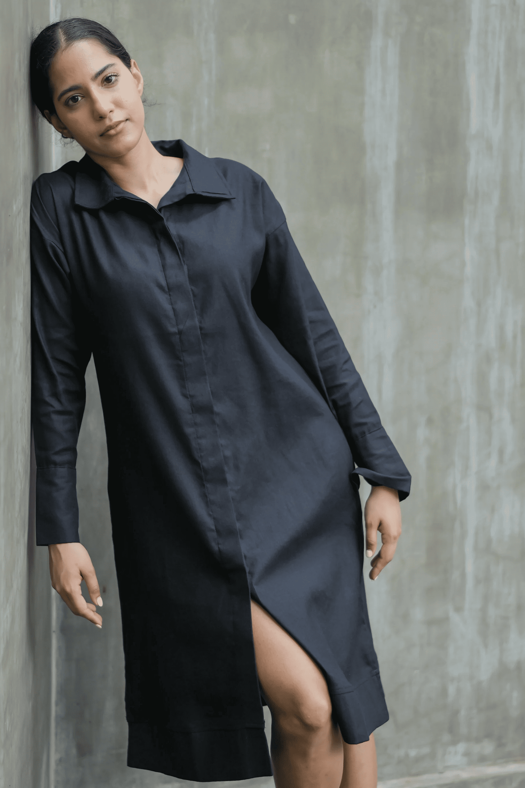 Isla Dress - Navy