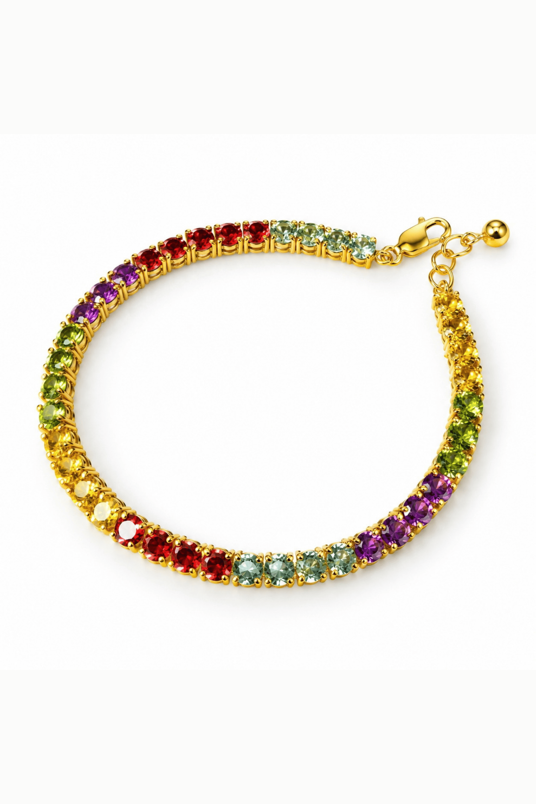 Ceylon Stone Tennis Bracelet
