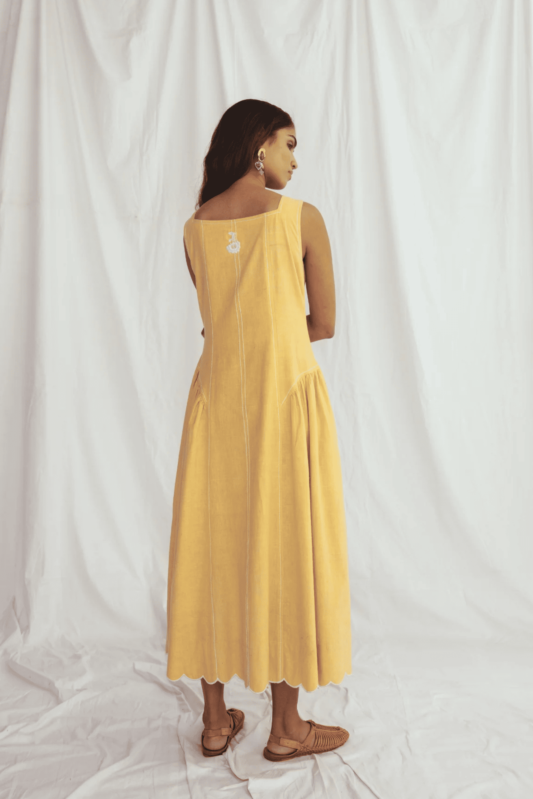 Aamras Handloom Day Dress - Image 3