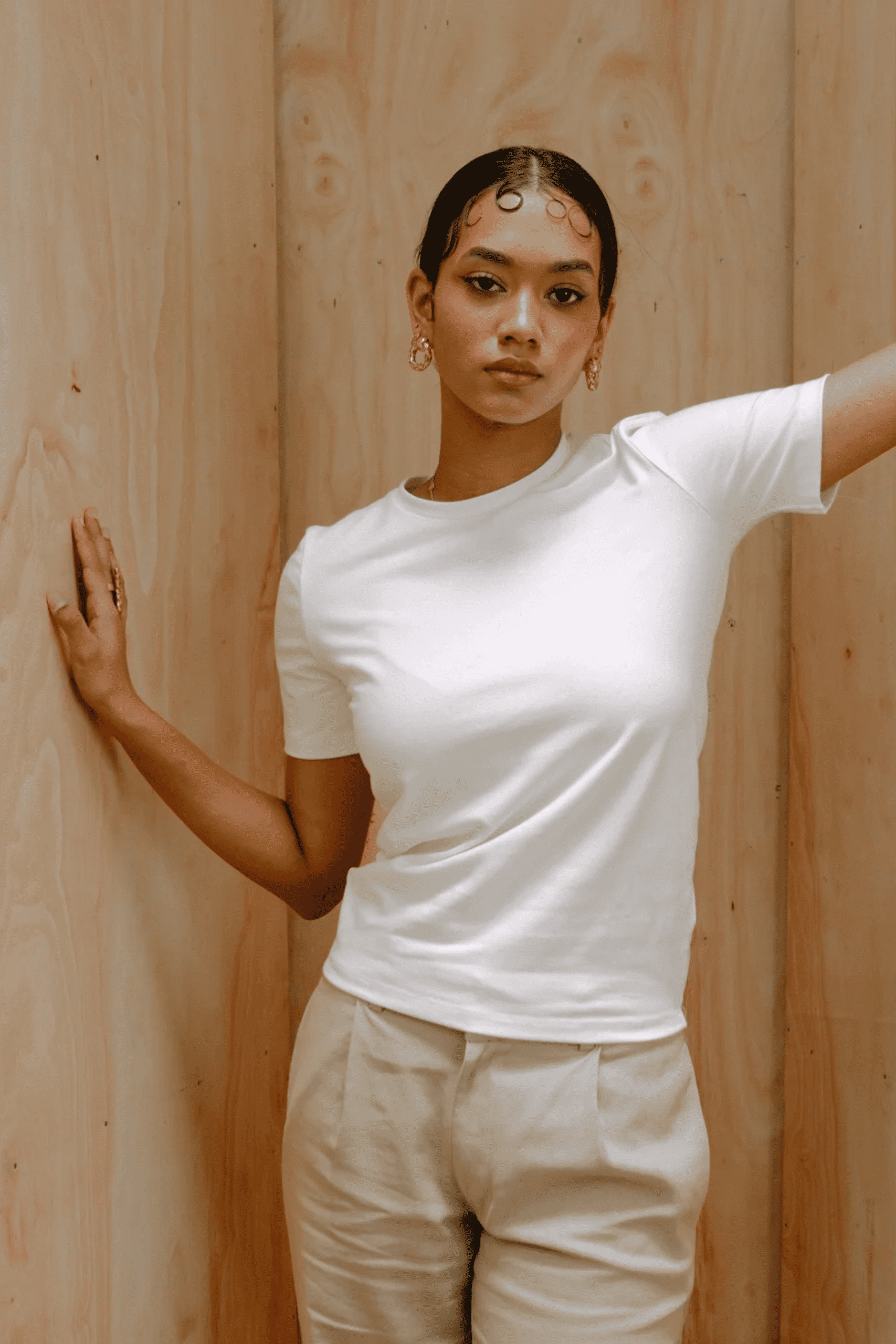 Kos Crew Neck T-shirt - White