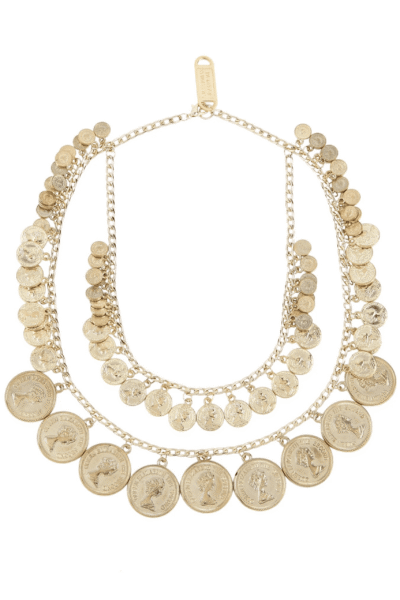 Dual Layer Coin Necklace